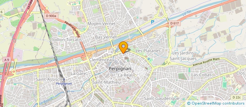 localisation de l'entreprise SYNDICAT DE COPROPRIETE 13 RUE JEANNE D'ARC  PERPIGNAN