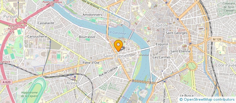 localisation de l'entreprise SYNDICAT DE COPROPRIETE 14 R J DARRE à TOULOUSE
