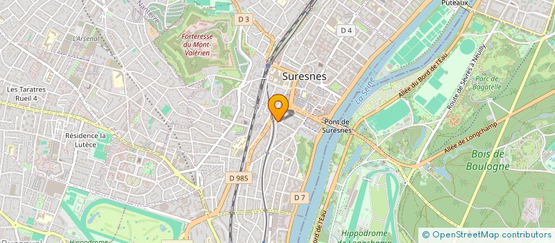 localisation de l'entreprise SYNDICAT DE COPROPRIETE 14 RUE DU CHEVREUL à SURESNES