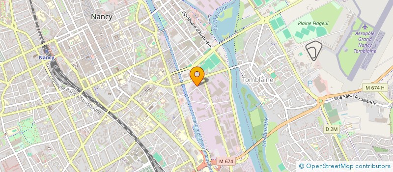 localisation de l'entreprise SYNDICAT DE COPROPRIETE 15 RUE DE REMENAUVILLE  NANCY