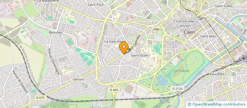 localisation de l'entreprise SYNDICAT DE COPROPRIETE 159 R CAPONIERE à CAEN