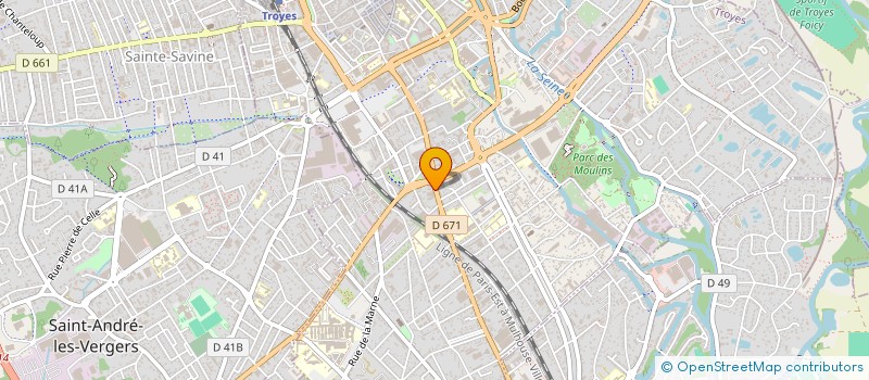 localisation de l'entreprise SYNDICAT DE COPROPRIETE 164 BROSSOLETTE  TROYES