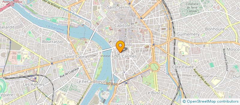 localisation de l'entreprise SYNDICAT DE COPROPRIETE 21 RUE PARADOUX à TOULOUSE