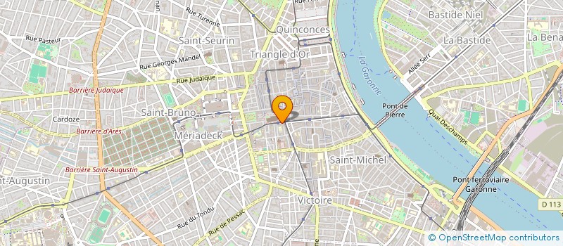 localisation de l'entreprise SYNDICAT DE COPROPRIETE 25 PLACE PEY BERLAND  BORDEAUX