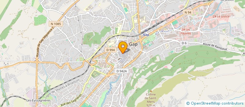 localisation de l'entreprise SYNDICAT DE COPROPRIETE 25 RUE DE L IMPRIMERIE  GAP