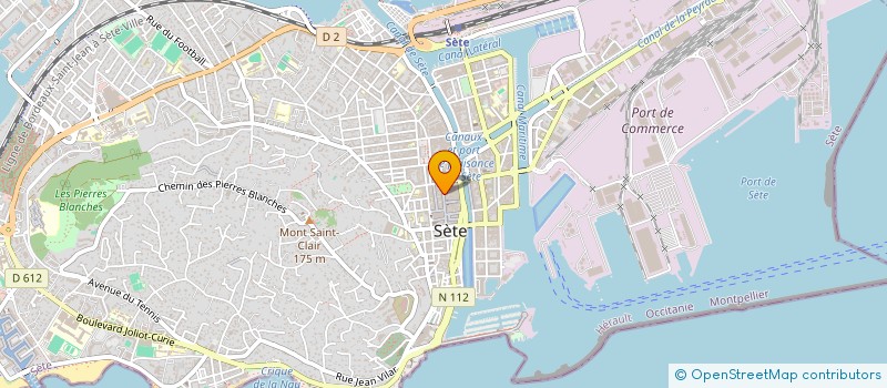 localisation de l'entreprise SYNDICAT DE COPROPRIETE 26 RUE GAMBETTA  SETE