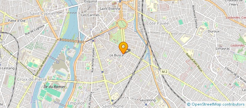 localisation de l'entreprise SYNDICAT DE COPROPRIETE 31 RUE D'AURIOL à TOULOUSE