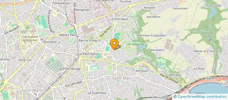 localisation de l'entreprise SYNDICAT DE COPROPRIETE à BREST