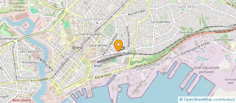localisation de l'entreprise SYNDICAT DE COPROPRIETE à BREST