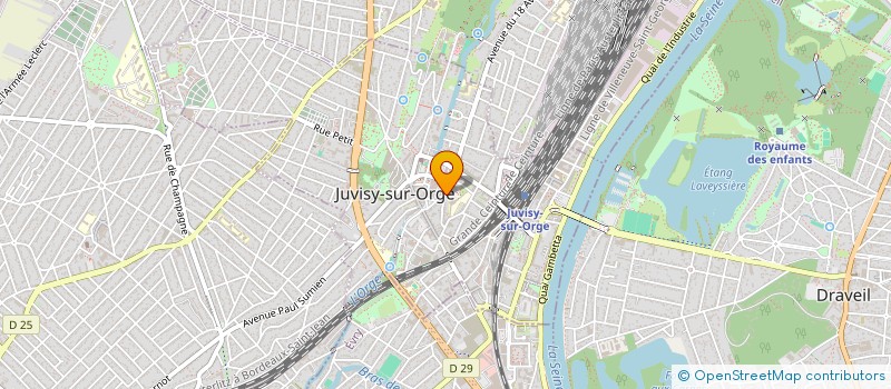 localisation de l'entreprise SYNDICAT DE COPROPRIETE à JUVISY-SUR-ORGE