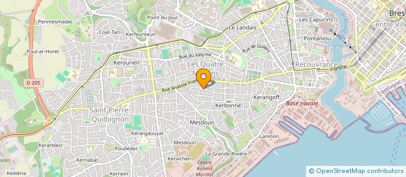 localisation de l'entreprise SYNDICAT DE COPROPRIETE à BREST