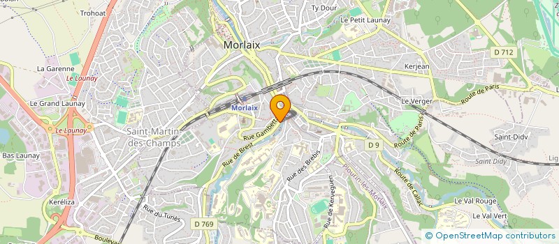 localisation de l'entreprise SYNDICAT DE COPROPRIETE à MORLAIX