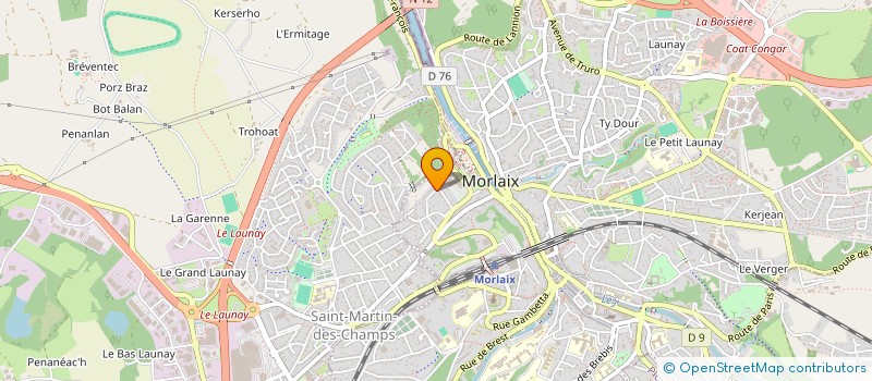 localisation de l'entreprise SYNDICAT DE COPROPRIETE à MORLAIX