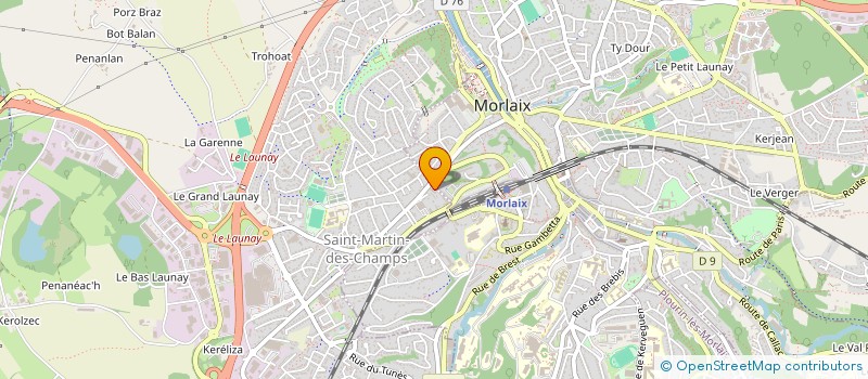 localisation de l'entreprise SYNDICAT DE COPROPRIETE à MORLAIX