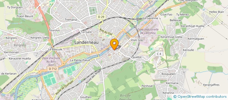 localisation de l'entreprise SYNDICAT DE COPROPRIETE à LANDERNEAU