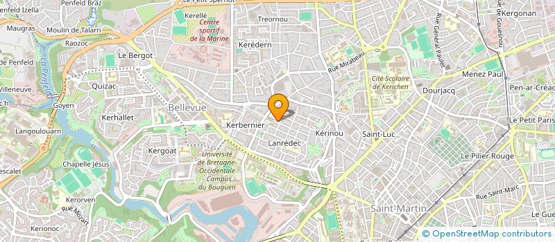 localisation de l'entreprise SYNDICAT DE COPROPRIETE à BREST