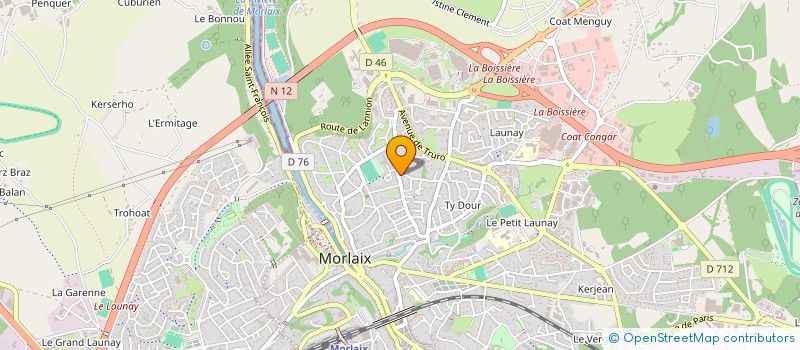 localisation de l'entreprise SYNDICAT DE COPROPRIETE à MORLAIX