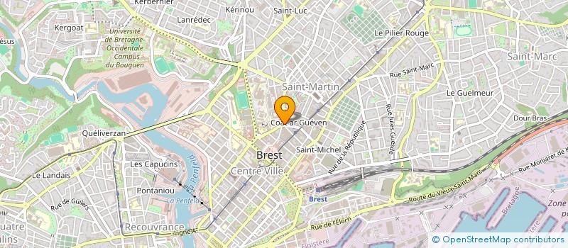 localisation de l'entreprise SYNDICAT DE COPROPRIETE à BREST
