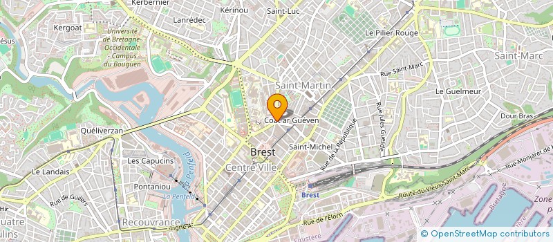 localisation de l'entreprise SYNDICAT DE COPROPRIETE à BREST