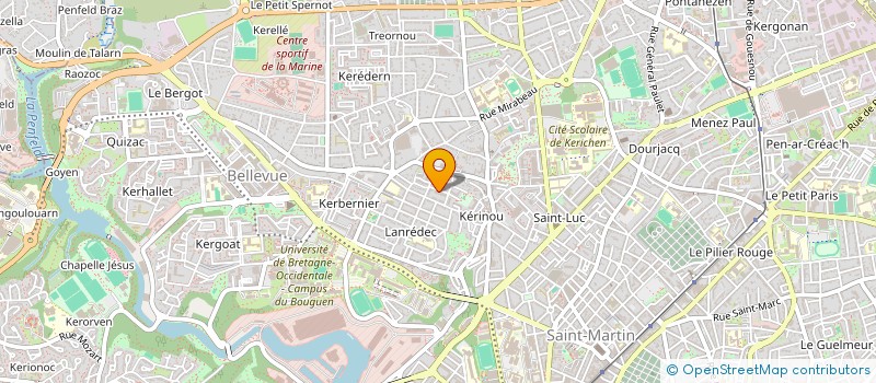 localisation de l'entreprise SYNDICAT DE COPROPRIETE à BREST