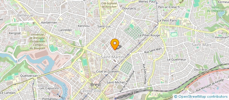 localisation de l'entreprise SYNDICAT DE COPROPRIETE à BREST