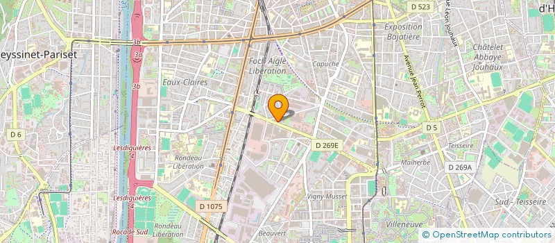 localisation de l'entreprise SYNDICAT DE COPROPRIETE  GRENOBLE