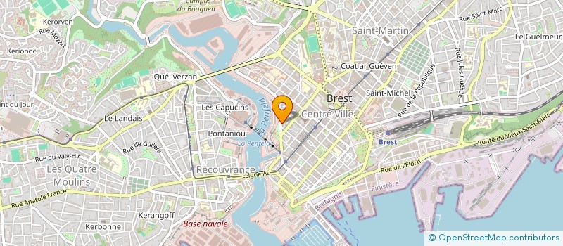 localisation de l'entreprise SYNDICAT DE COPROPRIETE à BREST