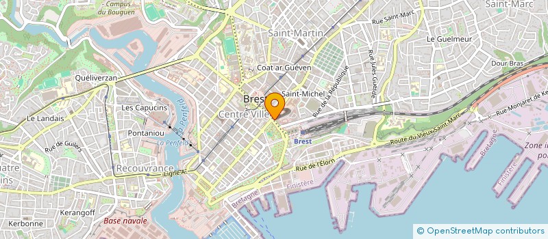 localisation de l'entreprise SYNDICAT DE COPROPRIETE à BREST