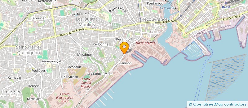 localisation de l'entreprise SYNDICAT DE COPROPRIETE à BREST