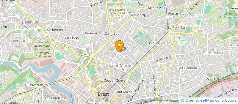 localisation de l'entreprise SYNDICAT DE COPROPRIETE à BREST