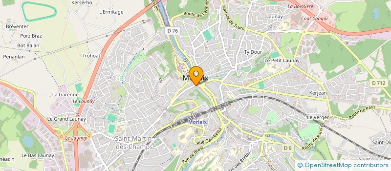 localisation de l'entreprise SYNDICAT DE COPROPRIETE à MORLAIX