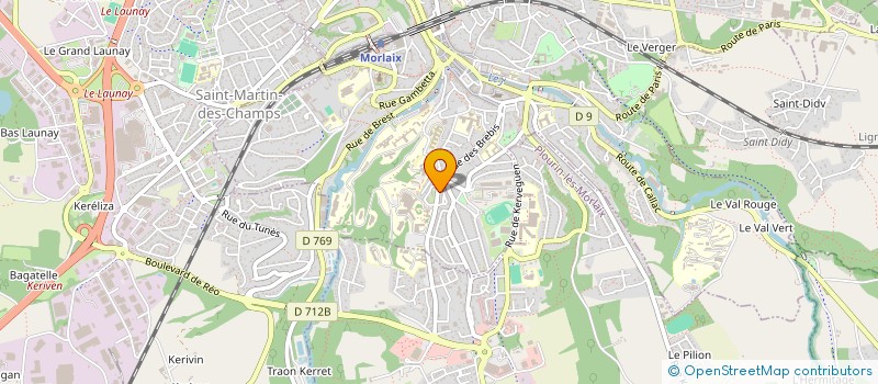 localisation de l'entreprise SYNDICAT DE COPROPRIETE à MORLAIX