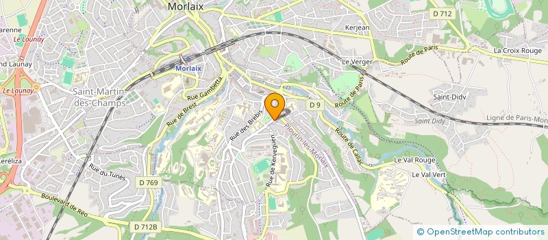 localisation de l'entreprise SYNDICAT DE COPROPRIETE à MORLAIX