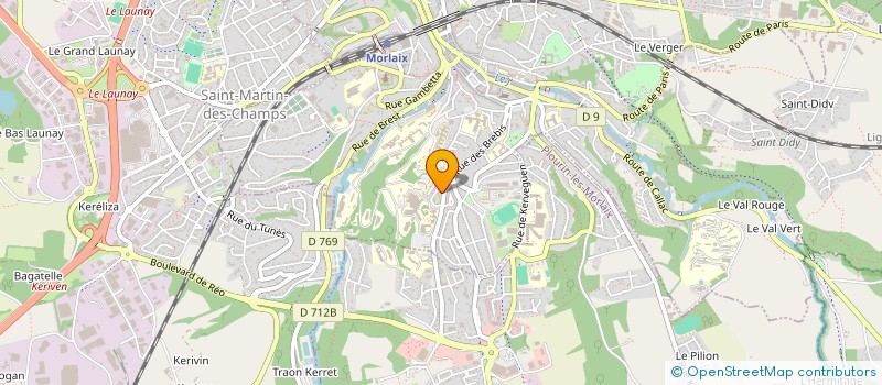 localisation de l'entreprise SYNDICAT DE COPROPRIETE à MORLAIX