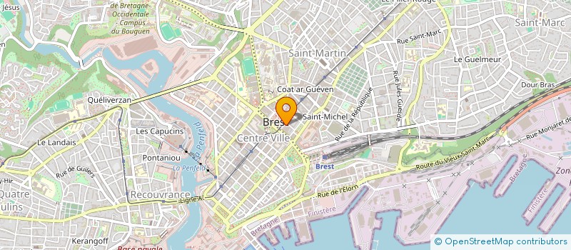 localisation de l'entreprise SYNDICAT DE COPROPRIETE à BREST