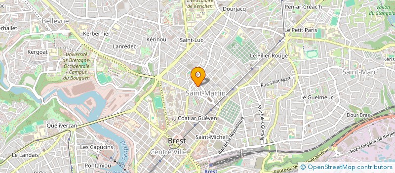 localisation de l'entreprise SYNDICAT DE COPROPRIETE à BREST
