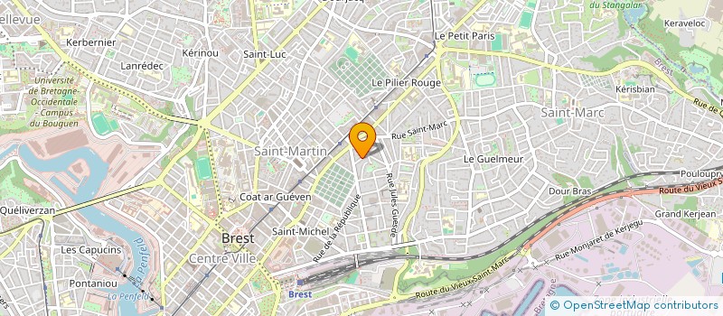 localisation de l'entreprise SYNDICAT DE COPROPRIETE à BREST