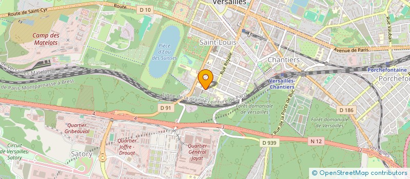 localisation de l'entreprise SYNDICAT DE COPROPRIETE à VERSAILLES