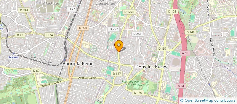 localisation de l'entreprise SYNDICAT DE COPROPRIETE à L'HAY-LES-ROSES