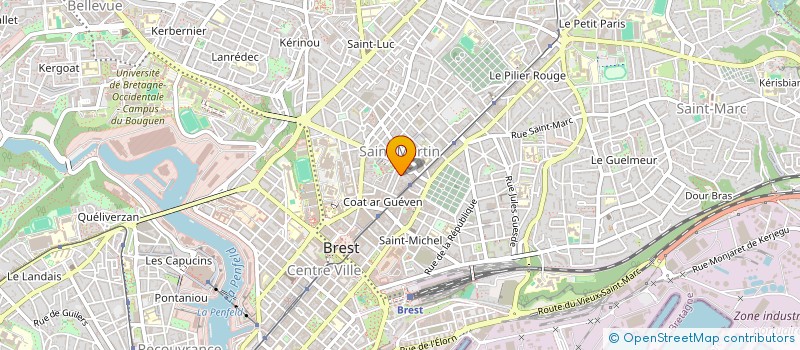 localisation de l'entreprise SYNDICAT DE COPROPRIETE à BREST