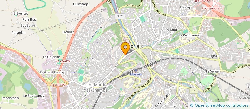 localisation de l'entreprise SYNDICAT DE COPROPRIETE à MORLAIX