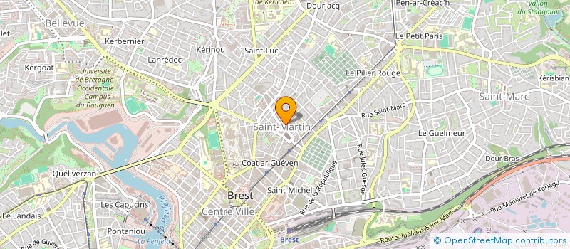 localisation de l'entreprise SYNDICAT DE COPROPRIETE à BREST