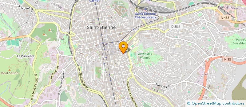 localisation de l'entreprise SYNDICAT DE COPROPRIETE  SAINT-ETIENNE