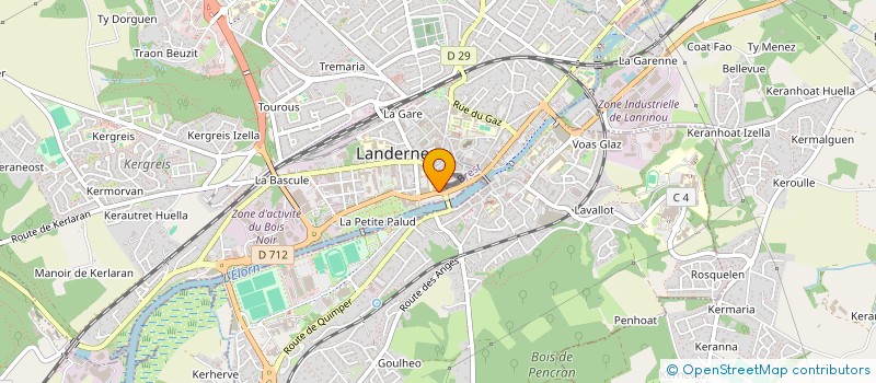 localisation de l'entreprise SYNDICAT DE COPROPRIETE à LANDERNEAU