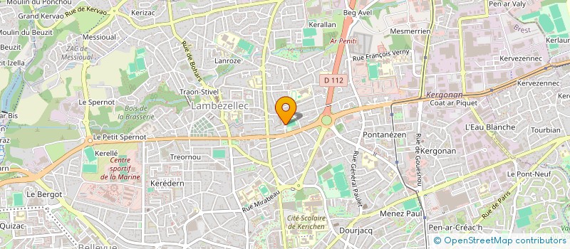 localisation de l'entreprise SYNDICAT DE COPROPRIETE à BREST