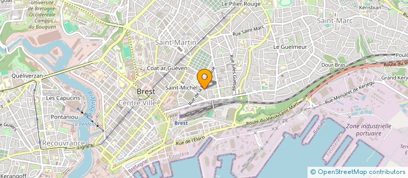 localisation de l'entreprise SYNDICAT DE COPROPRIETE à BREST