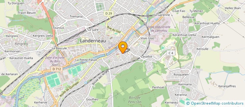 localisation de l'entreprise SYNDICAT DE COPROPRIETE à LANDERNEAU