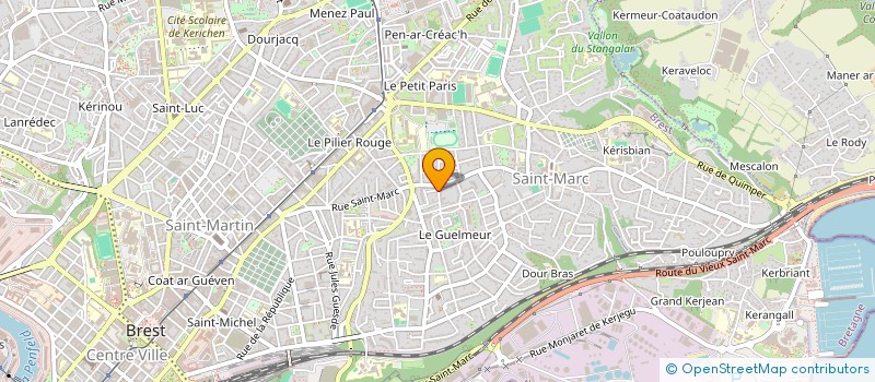 localisation de l'entreprise SYNDICAT DE COPROPRIETE à BREST