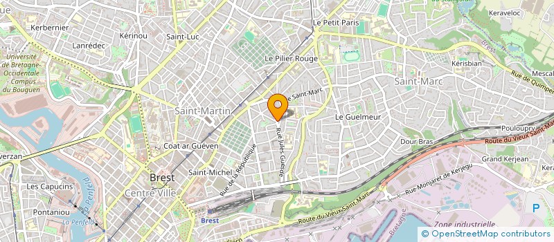 localisation de l'entreprise SYNDICAT DE COPROPRIETE à BREST