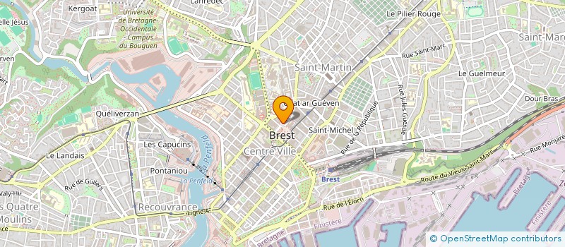 localisation de l'entreprise SYNDICAT DE COPROPRIETE à BREST